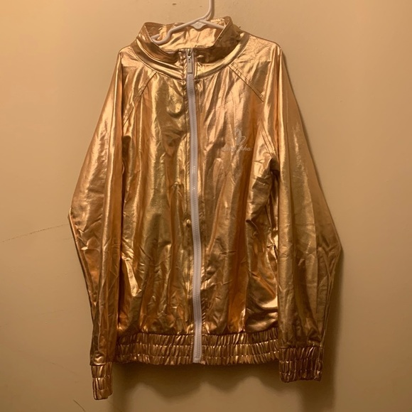 Baby Phat Other - Baby Phat Bronze Bomber Jacket Girl’s Size Large 14/16